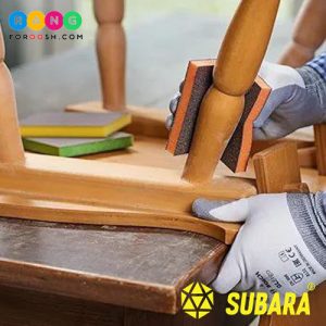 سنباده ابری اسفنجی دو طرفه زبر SUBARA مناسب آب و خشک