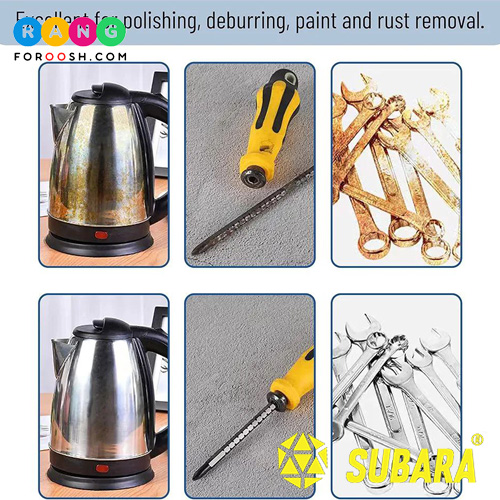 سنباده ابری اسفنجی دو طرفه زبر SUBARA مناسب آب و خشک 3 سنباده ابری اسفنجی دو طرفه زبر SUBARA مناسب آب و خشک - Image 3